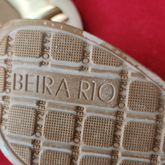BEIRA RIO Beige and wood color size USA 6 EURO 37 - Picture 3 of 4
